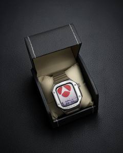 Apple Watch 45mm Kr409 Metal Kordon - Gümüş