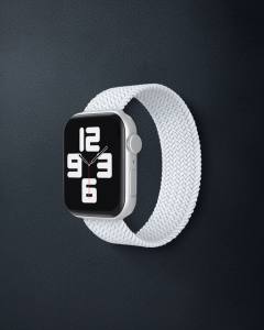 Apple Watch 38mm Ayarlı Solo Silikon Kordon - Beyaz
