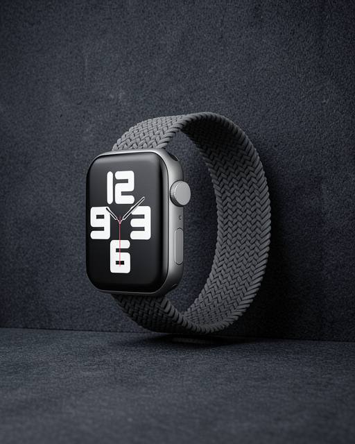 Apple Watch 38mm Ayarlı Solo Silikon Kordon - Gri