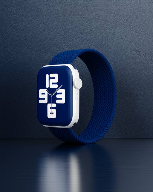 Apple Watch 38mm Ayarlı Solo Silikon Kordon - Lacivert