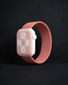 Apple Watch 42mm Ayarlı Solo Silikon Kordon - Pembe