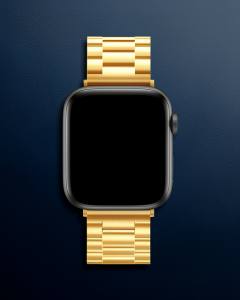 Apple Watch 42mm Metal Baklalı Kordon - Gold