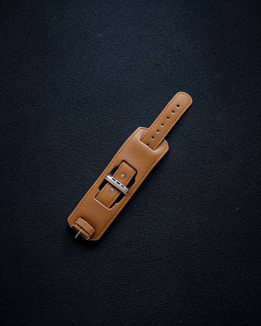 Apple Watch 42mm Nl17 Deri Kordon - Taba