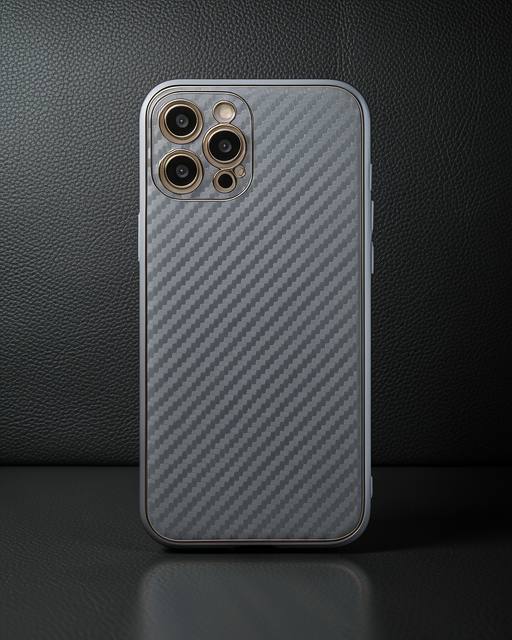 Apple İphone 12 Pro Kılıf Coco Karbon Silikon - Gri