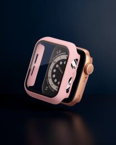 Apple Watch 40mm Camlı Kasa Ekran Koruyucu - Rose Gold