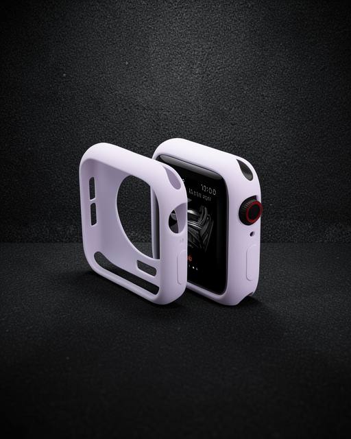 Apple Watch 38mm Silikon Alt Kasa - Lila