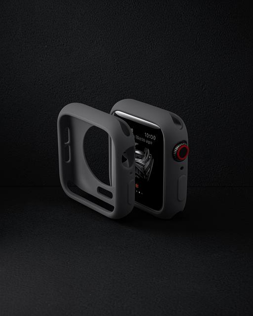 Apple Watch 40mm Silikon Alt Kasa - Siyah