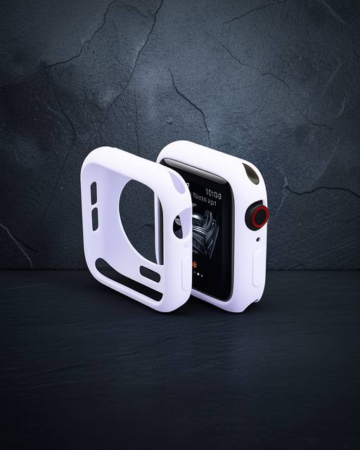 Apple Watch 40mm Silikon Alt Kasa - Lila