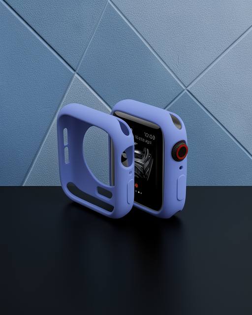 Apple Watch 42mm Silikon Alt Kasa - Mavi