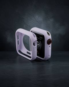 Apple Watch 44mm Silikon Alt Kasa - Lila