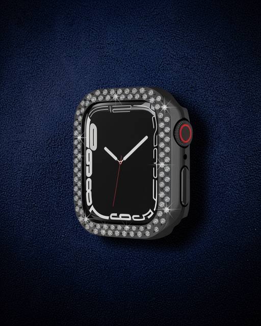 Apple Watch 42mm Taşlı Kasa - Siyah
