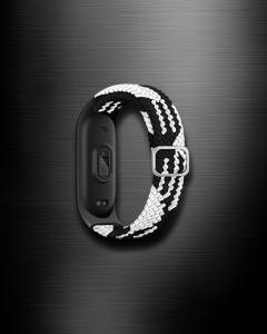 Xiaomi Mi Band 4 Kordon - Siyah-beyaz