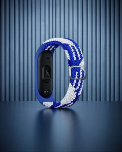 Xiaomi Mi Band 4 Kordon - Mavi-beyaz