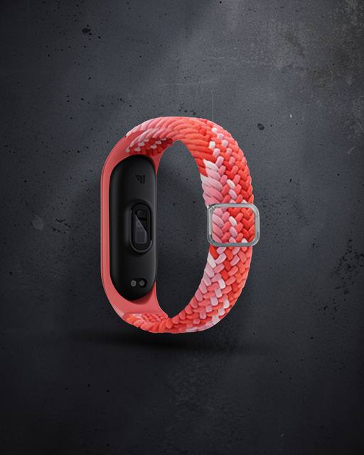 Xiaomi Mi Band 6 Kordon - Pembe-kırmızı