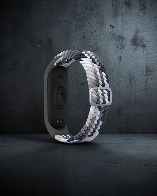 Xiaomi Mi Band 6 Kordon - Gri-siyah
