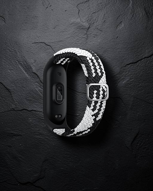 Xiaomi Mi Band 6 Kordon - Siyah-beyaz