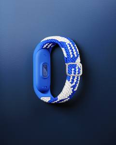 Xiaomi Mi Band 6 Kordon - Mavi-beyaz