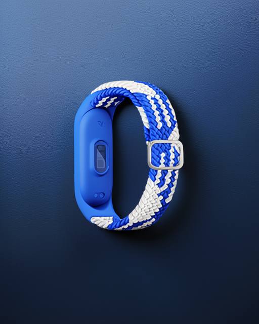 Xiaomi Mi Band 6 Kordon - Mavi-beyaz