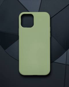 Apple İphone 12 Mini Kılıf Nano İçi Kadife Silikon - Yeşil
