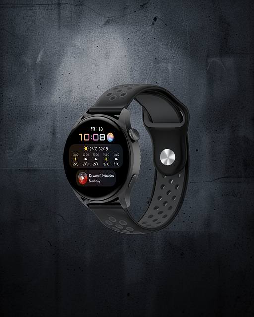 Watch 20mm Spor Delikli Kordon - Siyah-füme