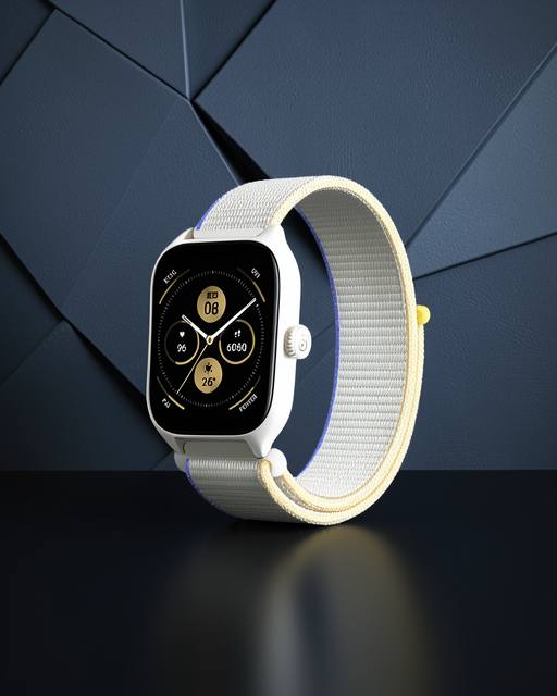 Watch 22mm Hasırlı Cırtcırtlı Kordon - Beyaz