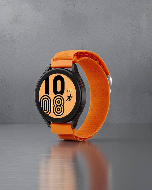 Watch 20mm Kr410 Kumaş Kordon - Turuncu