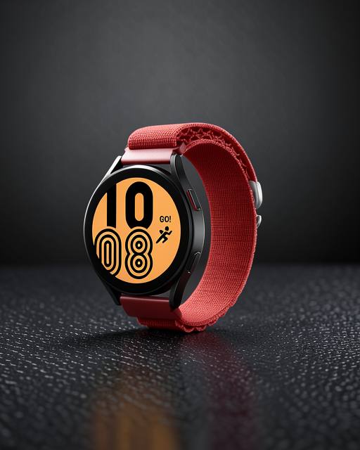 Watch 20mm Kr410 Kumaş Kordon - Kırmızı