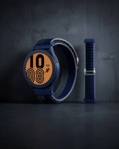 Watch 20mm Kr410 Kumaş Kordon - Lacivert-yeşil