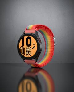 Watch 20mm Kr410 Kumaş Kordon - Gökkuşağı 1