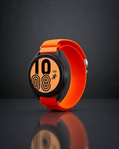 Watch 22mm Kr410 Kumaş Kordon - Turuncu
