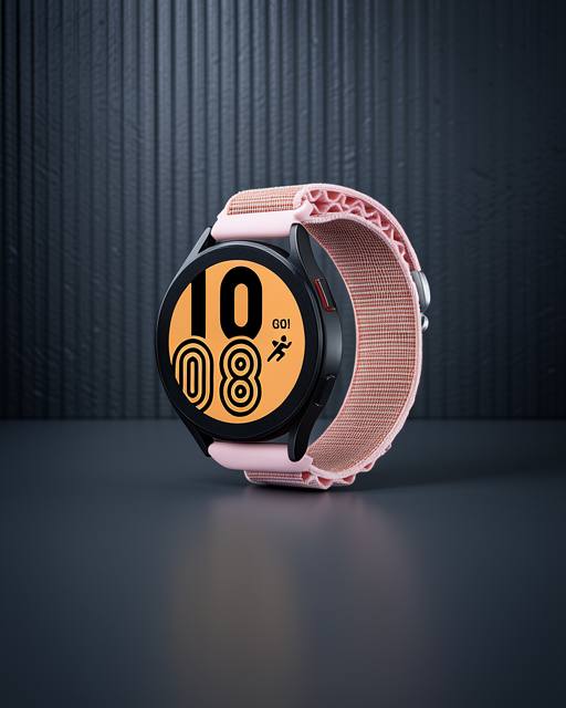Watch 22mm Kr410 Kumaş Kordon - Pembe