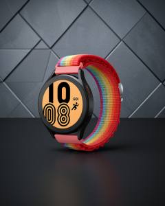 Watch 22mm Kr410 Kumaş Kordon - Gökkuşağı 1