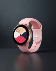 Watch 22mm Klasik Kordon - Pembe