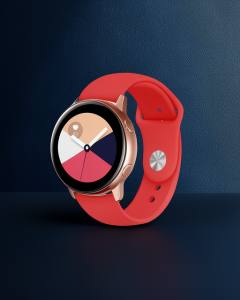 Watch 20mm Klasik Kordon - Kırmızı