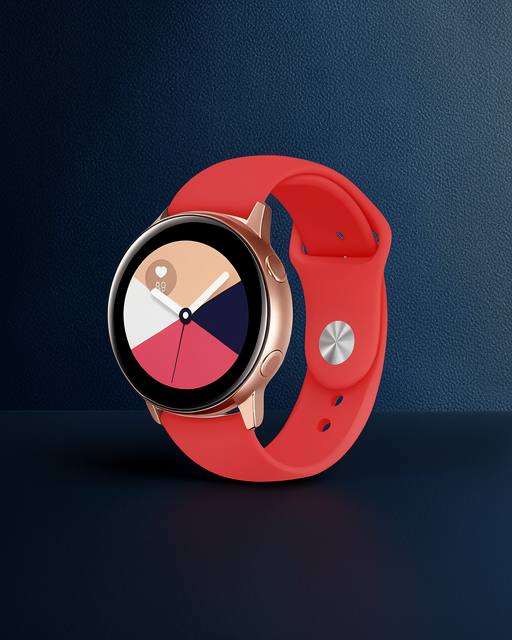 Watch 20mm Klasik Kordon - Kırmızı