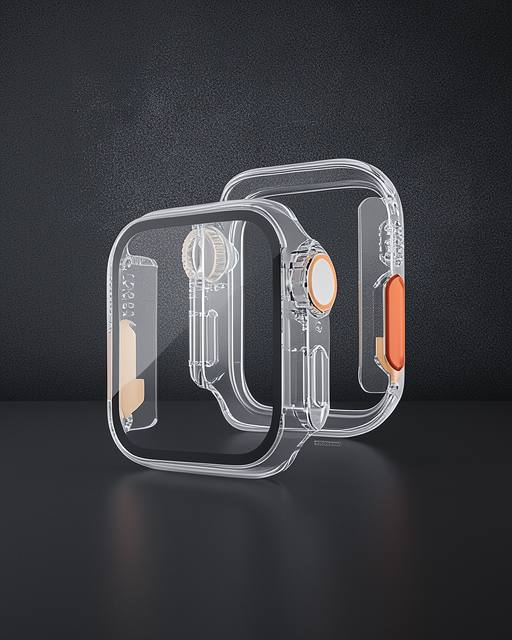 Apple Watch 40mm Watch 49mm Kasa Dönüştürücü Ve Ekran Koruyucu - Şeffaf
