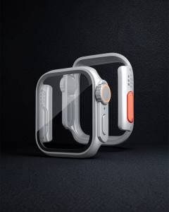 Apple Watch 41mm Watch 49mm Kasa Dönüştürücü Ve Ekran Koruyucu - Yıldız Işığı