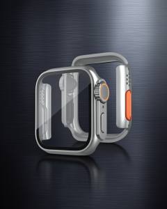 Apple Watch 44mm Watch 49mm Kasa Dönüştürücü Ve Ekran Koruyucu - Yıldız Işığı