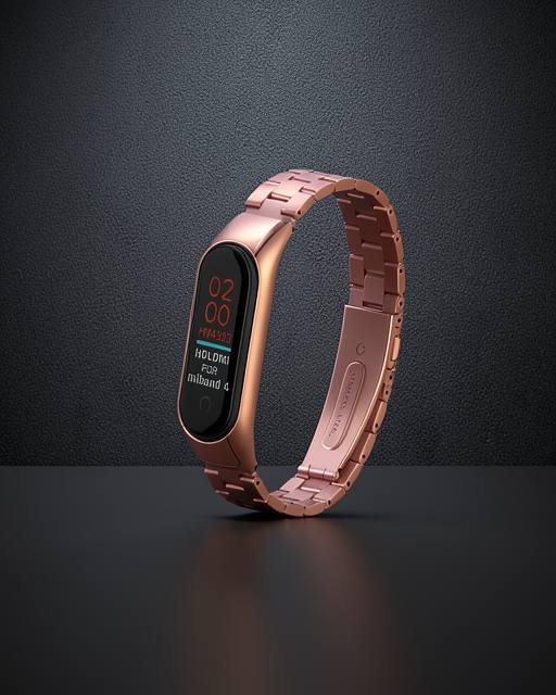 Xiaomi Mi Band 4 Metal Baklalı Kordon - Rose