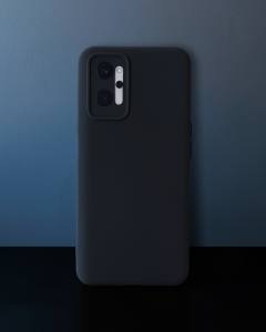 Realme 9i 4g Kılıf Nano İçi Kadife Silikon - Siyah