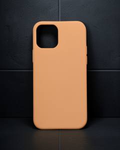 Apple İphone 12 Mini Kılıf Nano İçi Kadife Silikon - Turuncu