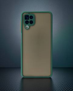 Samsung Galaxy A12 Kılıf Montreal Silikon Kapak - Yeşil