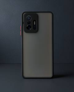 Xiaomi Mi 11t Pro Kılıf Montreal Silikon Kapak - Siyah