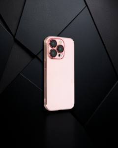 Apple İphone 13 Pro Kılıf Armada Lensli Kapak - Rose Gold