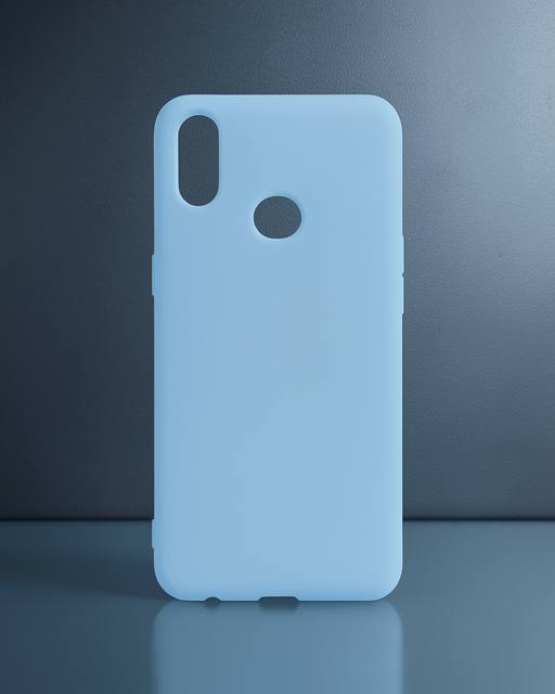 Samsung Galaxy A10s Kılıf Nano İçi Kadife Silikon - Mavi