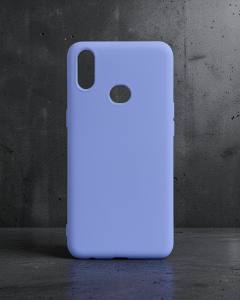 Samsung Galaxy A10s Kılıf Nano İçi Kadife Silikon - Lila