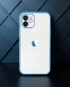 Apple İphone 11 Kılıf Razer Lensli Silikon - Açık Mavi