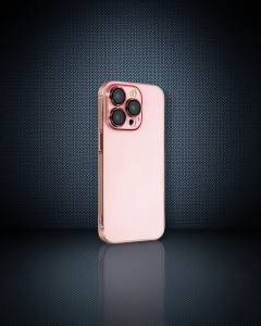 Apple İphone 14 Pro Kılıf Armada Lensli Kapak - Rose Gold