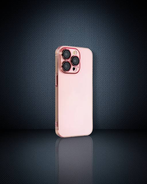 Apple İphone 14 Pro Kılıf Armada Lensli Kapak - Rose Gold