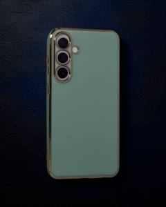 Samsung Galaxy S24 Plus Kılıf Volet Silikon - Açık Yeşil